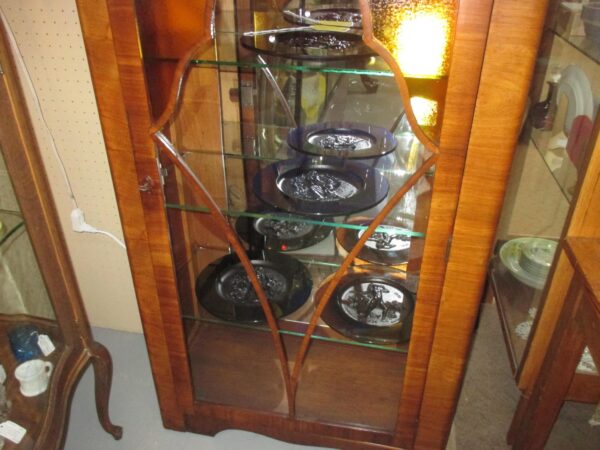 Antique Art Deco Curio Cabinet - Image 6