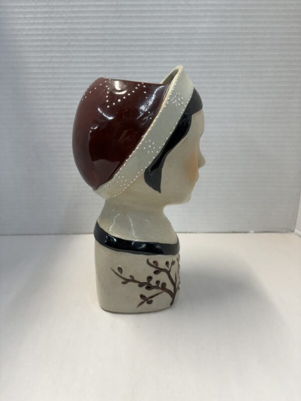 Folk Art Head Vase - Image 3