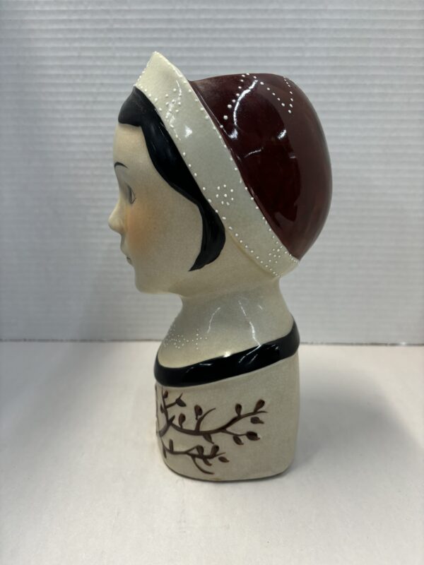 Folk Art Head Vase - Image 5