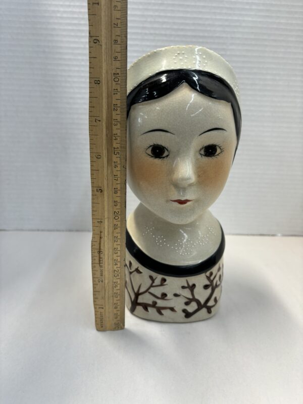 Folk Art Head Vase - Image 7