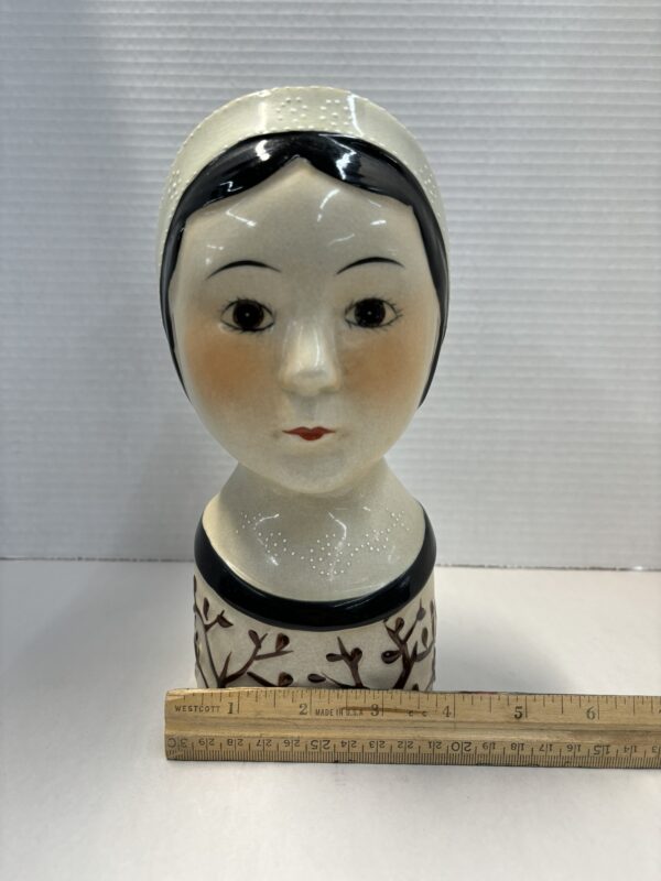 Folk Art Head Vase - Image 8