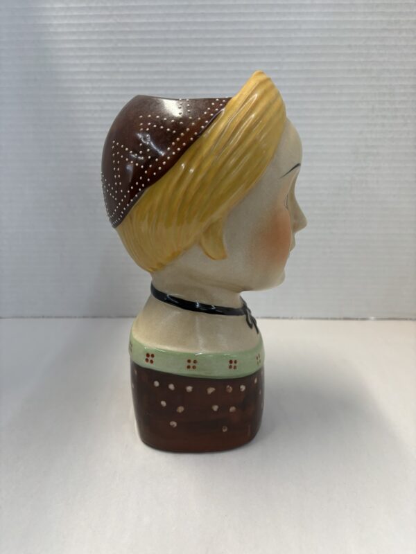 Folk Art Head Vase - Image 3