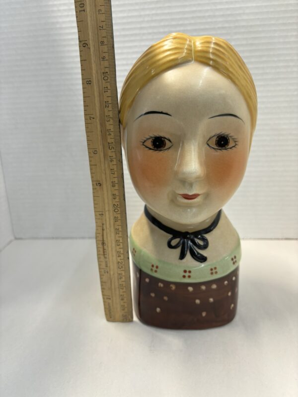 Folk Art Head Vase - Image 7