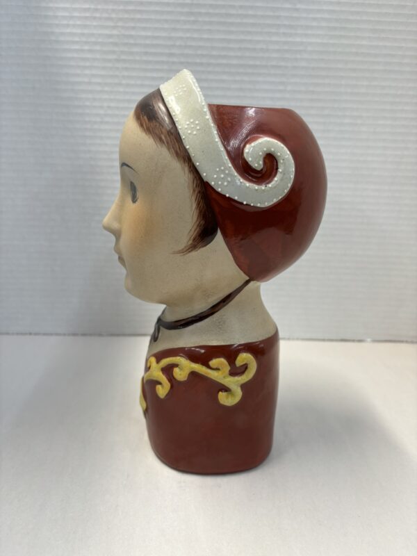 Folk Art Head Vase - Image 5