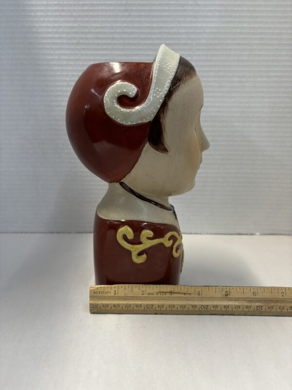 Folk Art Head Vase - Image 8