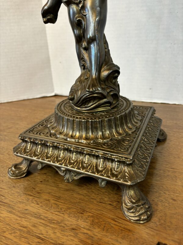 Mid 1800's English Double Burner Oil Lamp - Image 5