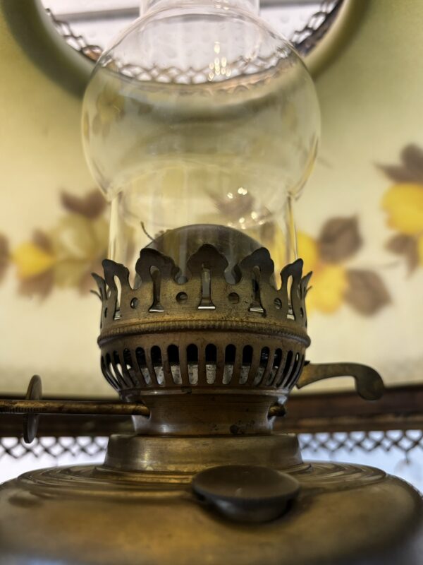 Mid 1800's English Double Burner Oil Lamp - Image 10