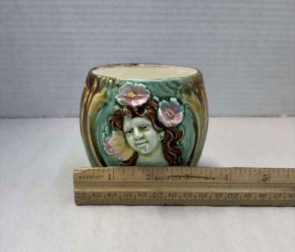 Old Majolica Jar - Image 8