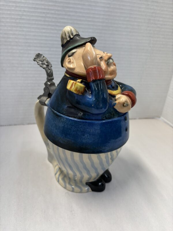 German Figural Beer Stein - Image 5