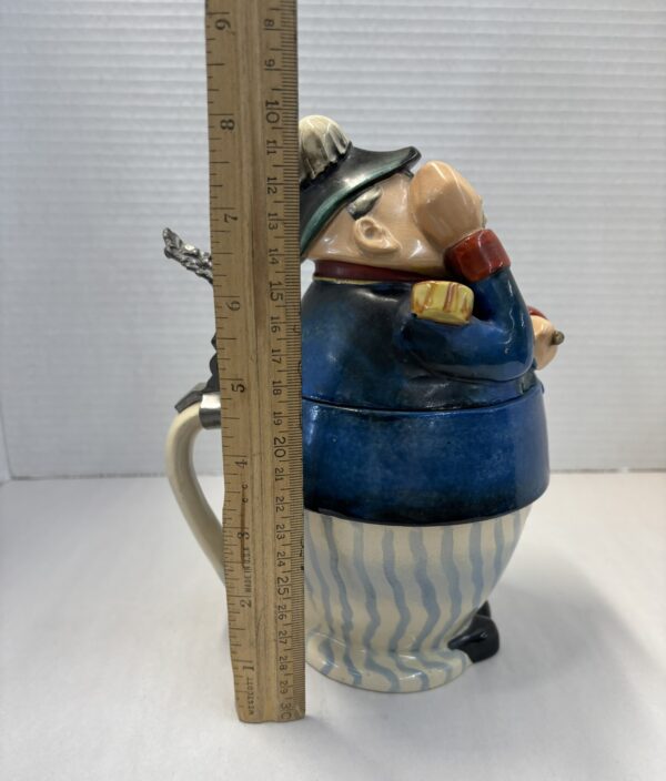 German Figural Beer Stein - Image 7