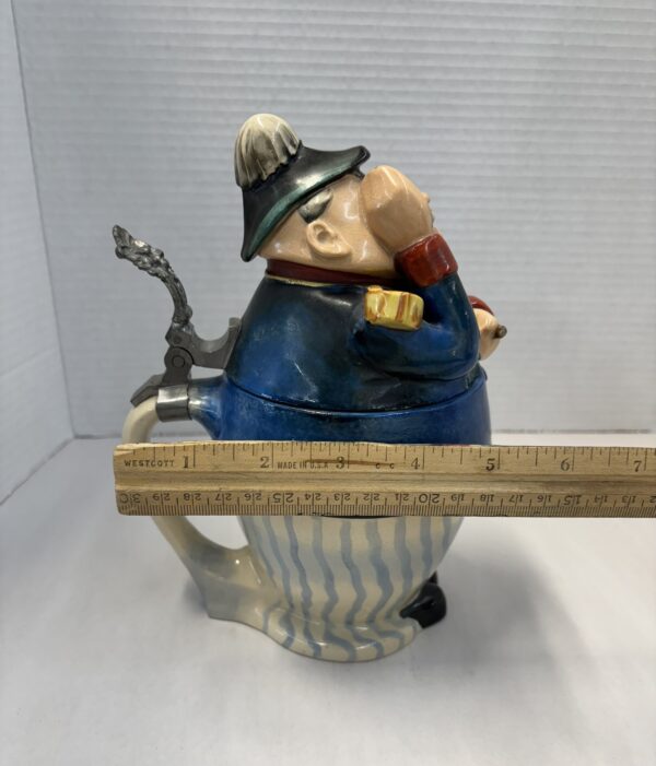 German Figural Beer Stein - Image 8