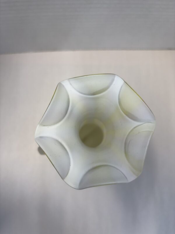 Fenton Herringbone Rainbow Satin Vase - Image 3