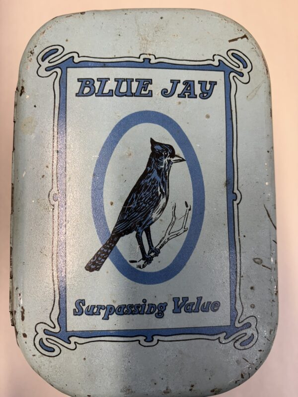 1920's Blue Jay Cigar Tin - Image 6