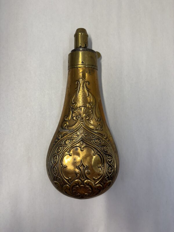 British Brass Powder Flask - Image 8