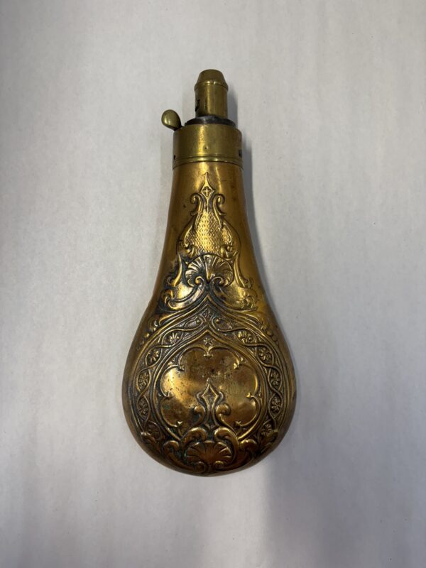 British Brass Powder Flask - Image 9