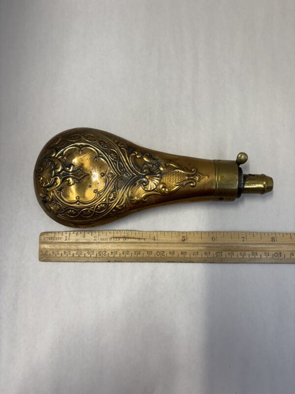 British Brass Powder Flask - Image 10