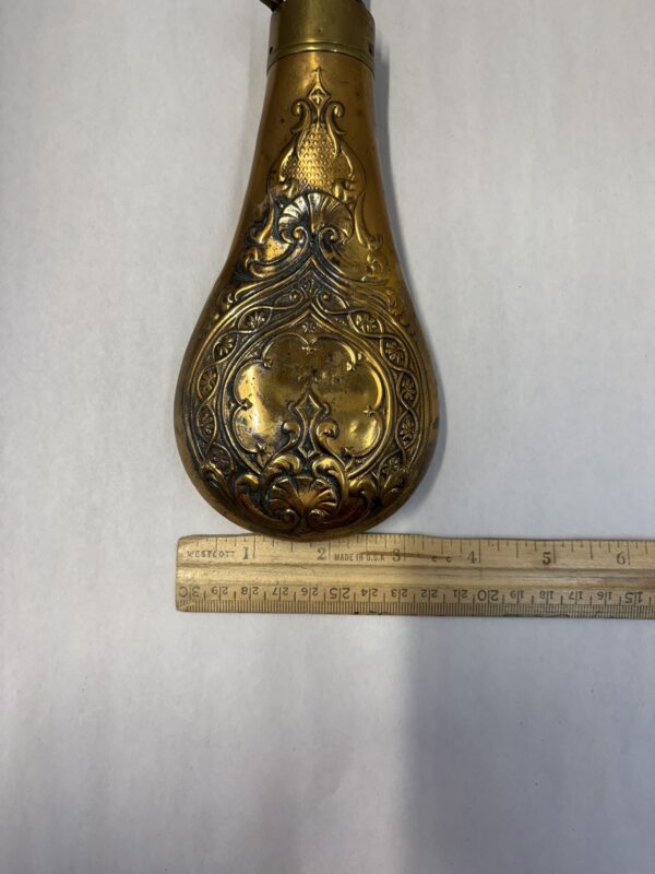 British Brass Powder Flask - Image 11