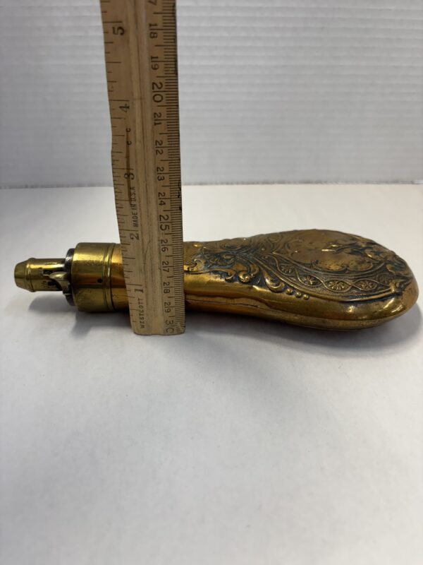 British Brass Powder Flask - Image 12