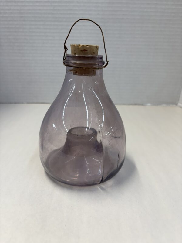 French Light Purple Glass Fly Trap - Image 4