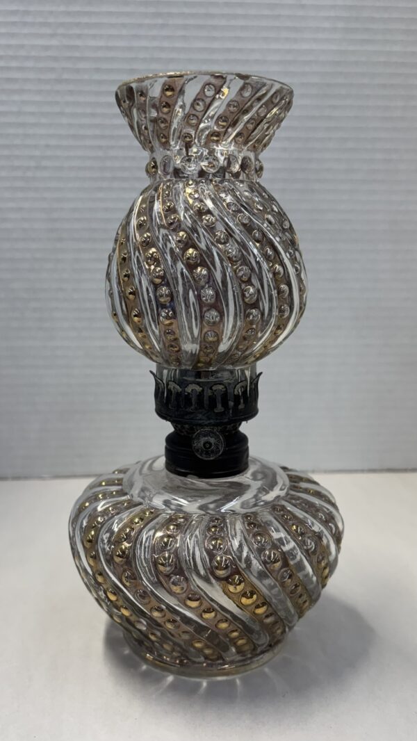 Gold Beaded Mini Oil Lamp - Image 2