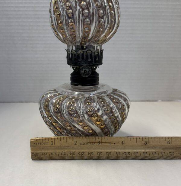 Gold Beaded Mini Oil Lamp - Image 7