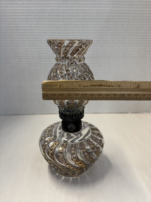 Gold Beaded Mini Oil Lamp - Image 8