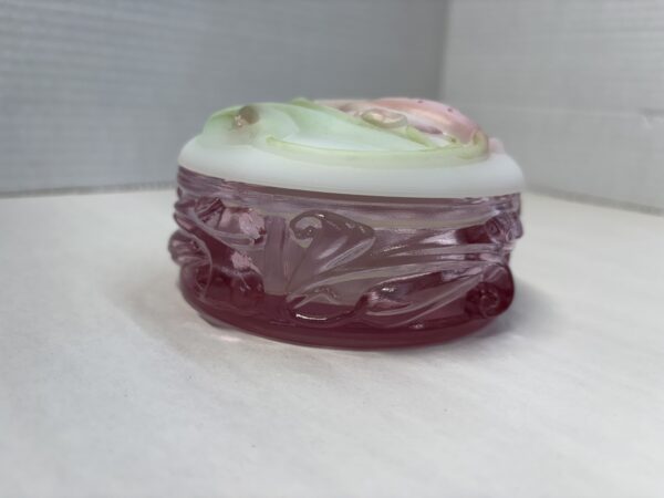 Fenton Hand Painted Glass Dish - Image 3