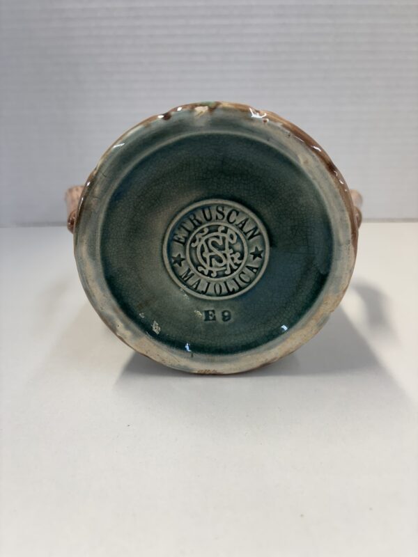 Majolica Bamboo Pattern Sugar Cannister - Image 8