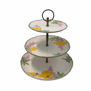 Franciscan Poppy Pattern 3 Tier Server