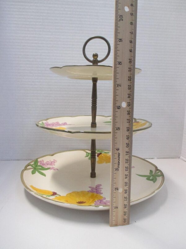 Franciscan Poppy Pattern 3 Tier Server - Image 9
