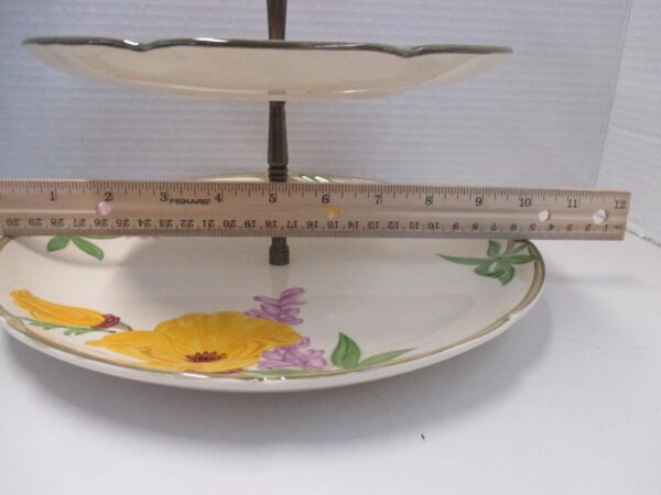 Franciscan Poppy Pattern 3 Tier Server - Image 8