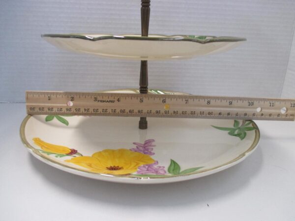 Franciscan Poppy Pattern 3 Tier Server - Image 7