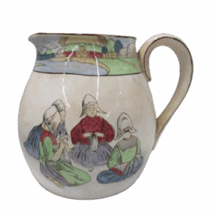 Buffalo Pottery Holland Farmers Wife Pitcher 1907