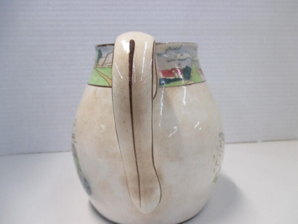 Buffalo Pottery Holland Farmers Wife Pitcher 1907 - Image 5