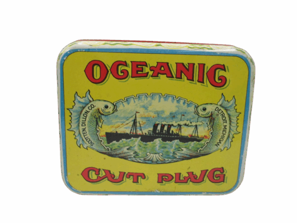 Oceanic Cut Plug Tobacco Tin