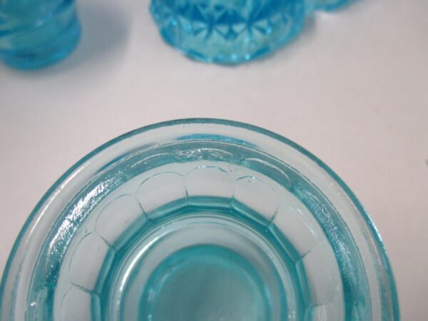 Adams & Co. Blue Glass Castor Set - Image 6