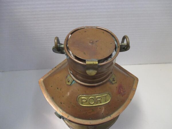 Tung Woo Copper Nautical Port Lantern - Image 3