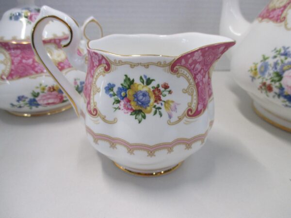 Royal Albert "Lady Carlyle" Bone China Tea Set - Image 6