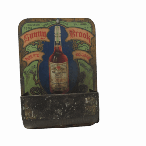 Sunny Brook Whiskey Tin Match Holder