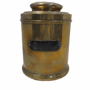 LaPalina Senators Brass Cigar Humidor