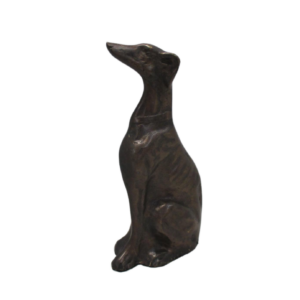Whippet/Greyhound Cast Bronze Sculpture