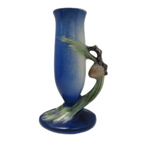 Roseville Cobalt Blue 7" Bud Vase