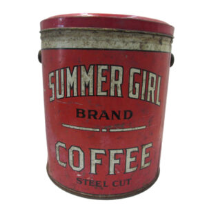 Summer Girl Coffee Tin
